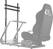 Racing Simulator Cockpit Monitor Stand Accessories for Racing Game Simulator Stand Without Steering Wheel, Shift Lever, Pedals, Seat, TV and Racing Frame