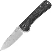 NEW QSP Knife Hawk Linerlock Shredded CF Folding Knives