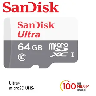 SanDisk晟碟 公司貨 MicroSD32G 64G128G 記憶卡(原廠 7年保固)