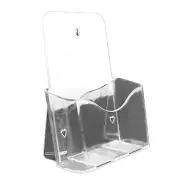 Clear Acrylic Display Stand for Ads and Menus 4x9 Inches Elegant Design