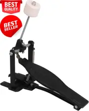 Bass Drum Pedal, Single Foot Pedal with Mallet, Drum Kit Kick Pedal, Single Chai