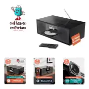 Bluetooth 5.2 Stereo System for Home | Powerful 60W CD Player with Inbuilt St...