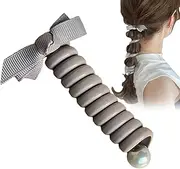 Coil Hair Ties - Hair Rope Headband Bow-Tie Ponytail Holders | Hair Coil Ties Ponytail Holders, Coil Hair Ties Waterproof Elastic Stretchable Ponytail Straps For Women Girls Kids