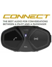 INTERPHONE CONNECT TWIN PACK BLUETOOTH MOTORCYCLE HEADSET RADIO SAT NAV PHONE
