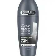 Dove Men +Care Advanced Invisible Dry Roll On 72h Protection 50mL