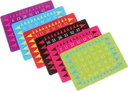Generic 5 Sets Mind Reading Trick Cards for Interactive Stage Performances Telepathic Calculation Cards Mind Bending Props for Shows Engaging Entertainment for Parties and Gatherings