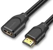 T Tersely HDMI Extension Cable 0.5m 4K HDMI Extender Cable Male to Female HDMI Cord for TV Stick Google Chromecast Roku Stick Media Dongle Xbox One X Xbox One S 360 PS5 PS4 Laptop PC Switch