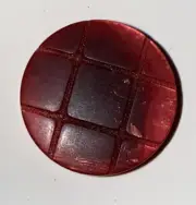 La Mode Buttons 3/4” 19mm Red 43256 NOS