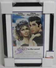 OLIVIA NEWTON JOHN Framed & Hand Signed 11"x14" Photo + PSA DNA *BUY GENUINE*