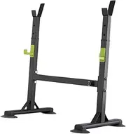 Perfeclan Squat Rack Weight Rack Cast Iron Portable Bar Adjustable Barbell Stand for Indoor Weight Lifting Fitness Workout