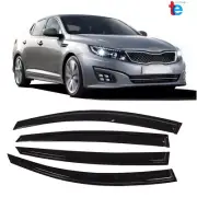 Window Vent Visor Shade For 2011-2015 Kia Optima K5 Deflector Guard Sun/Rain 4x (for: Kia)