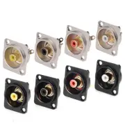 RCA Plug Jack Audio 86Panel Mount Splitter Adapter Speaker Connector Solder Lot