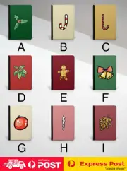 PASSPORT ITINERARY ORGANIZER|CHRISTMAS MISTLETOE CANDY CANE GINGERBREAD MAN