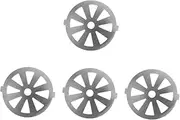 HOMSFOU 4pcs Meat Grinder Replacement Disc Set Mincer Blade for Electric Meat Mincer Stainless Steel
