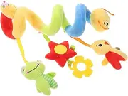 COMNESTBI Stroller Hanging Plush Comfort Doll with Tags for Tactile and Visual Development Soft Sensory Stroller for Easy to Clean and Maintain for Early Education
