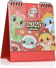 Cabilock Chinese Desk Calendar Elegant Monthly Planner Desk Flip Calendar for Home Office and Classroom Decor