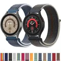 在飛比找蝦皮商城優惠-尼龍錶帶適用於三星 Galaxy Watch 5/pro/4