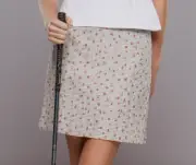 New with tags ~ Clare Hare Darien Golf Skort ~ Gingham Rose Size 8 Retail $ 120