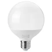 SOLHETTA LED bulb E27 1521 lumen, dimmable/globe opal white, 95 mm