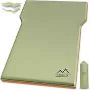 M KARMATER SUV Air Mattress for Camping, Extra Thick Memory Foam Sleeping Pad, Self-Inflating Mattress for 2 Persons, Car Bed With Storage Bag