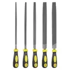 5pcs Metal File Set 10" High Carbon Steel Hand Rasp Files with Plastic Handle