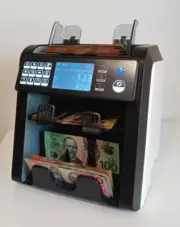 AUSTRALIAN MONEY COUNTING MACHINE GENUINEAUSCOUNT AUS2000 PRO NOTE SORTER