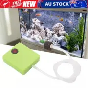 Aquariums Fish Tank Air Pump Aerator Oxygen With Air Stone Battery Operated