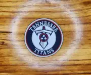 3" Titan embroidered Badge iron on patch. No sewing needed!
