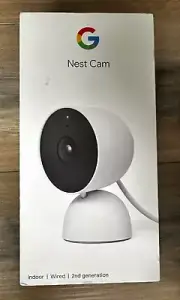 Google Nest Cam Indoor Wired Smart Home Security Camera