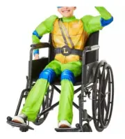Ninja Turtles Costume Leonardo Blue Wheelchair Adaptive Light Up Belt Large