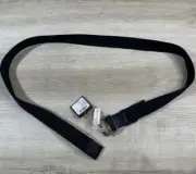 NWT Club Monaco Mens Belts Blue Italy Webbing Canvas Double Metal Slider Buckle