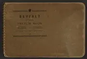 Cover,sketchbook,volume 1,Beverly,spiral,drawing,artist,Victor Alfred