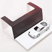 Scale Finished Model Car 1:64 Scale for Ferrari F40 Supercar Resin Casting Car Model Simulation Miniature Vehicle Souvenir Die-cast Vehicle(White)