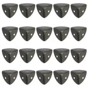 20 Pack Metal Box Corner Protectors Shelf Edge Protector Guards with Screws