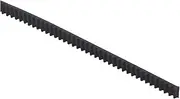 1pc 3D Printer 2GT Polyurethane Steel Wire Rubber Dustproof Open Ended Belt Timing Width 5mm 6mm GT2 Linear Motion PU(Width 6mm,PU Black)