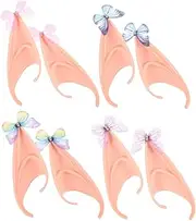 Yardenfun Fairy Ears Cosplay Butterfly Ears Props 4 Pack for Girls Fashionable Decorative