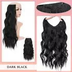 WAVY Clip Wire In Hair Extensions Real As Human Hidden Headband Weft One Piece