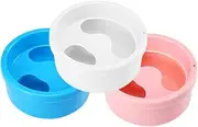 Baluue 3pcs Finger Soak Bowl Container Pot Finger Soaking Bowls Nail Art Accessory Nail Manicure Bowls Nail Art Soak Bowl Nail Salon Bowls Manicures Nail Salon Supplies Gel Soaker Plastic
