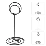10 Pcs Metal Number Plate Clip Table Card Holder Holders