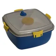Kitchen Tableware Divided Plastic Salad Container