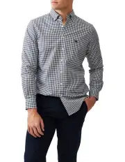 [Rodd & Gunn] Gunn Check Oxford Long Sleeve Sports Fit Shirt in Ink