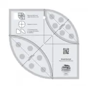Creative Grids Round Up Ruler Sewing and Quilting Template CGRATK1