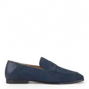 Batsanis Jonas Navy Suede Loafers