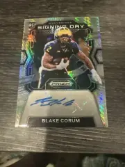 Blake Corum Autograph Card And 4 Other Cards