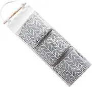 Hanging Storage Organiser Bag，Cotton and Linen Waterproof Storage Hanging Bag Hanging Multi-Layer Door Rear Debris(Color:Style D,Size:20.5X58.5cm) (Color : Style a, Siz (Color : Style C, Size : 20