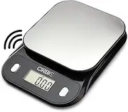 Talking Kitchen Scales - Big Numbers with Clear Loud Voice North American Accent (Black)