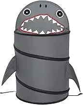 Plush Stuffed Animal Organizer,Shark Design Stuffed Animal Storage Toy Organizer - Large Toy Box Chest With Lid, Oxford Cloth, Stuffed Animal Holder For Small Or Large Plushies