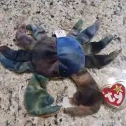 Ty Beanie Baby Claude the Crab