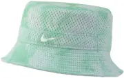Nike Bucket Hat Cap Womens Size Large / XL Green White Sportswear Washed