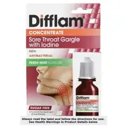 Difflam Concentrate Sore Throat Gargle with Iodine 15ml